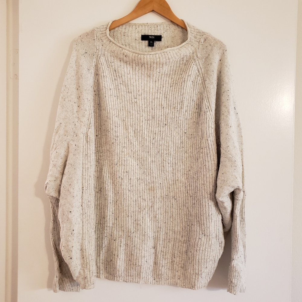 Ribbed Salt & Pepper Sweater